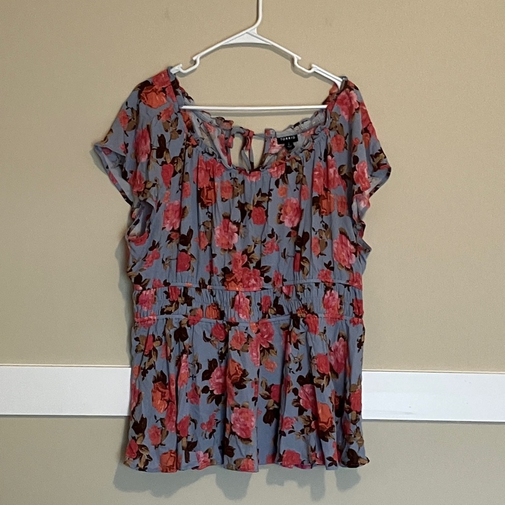 Torrid Floral Blouse